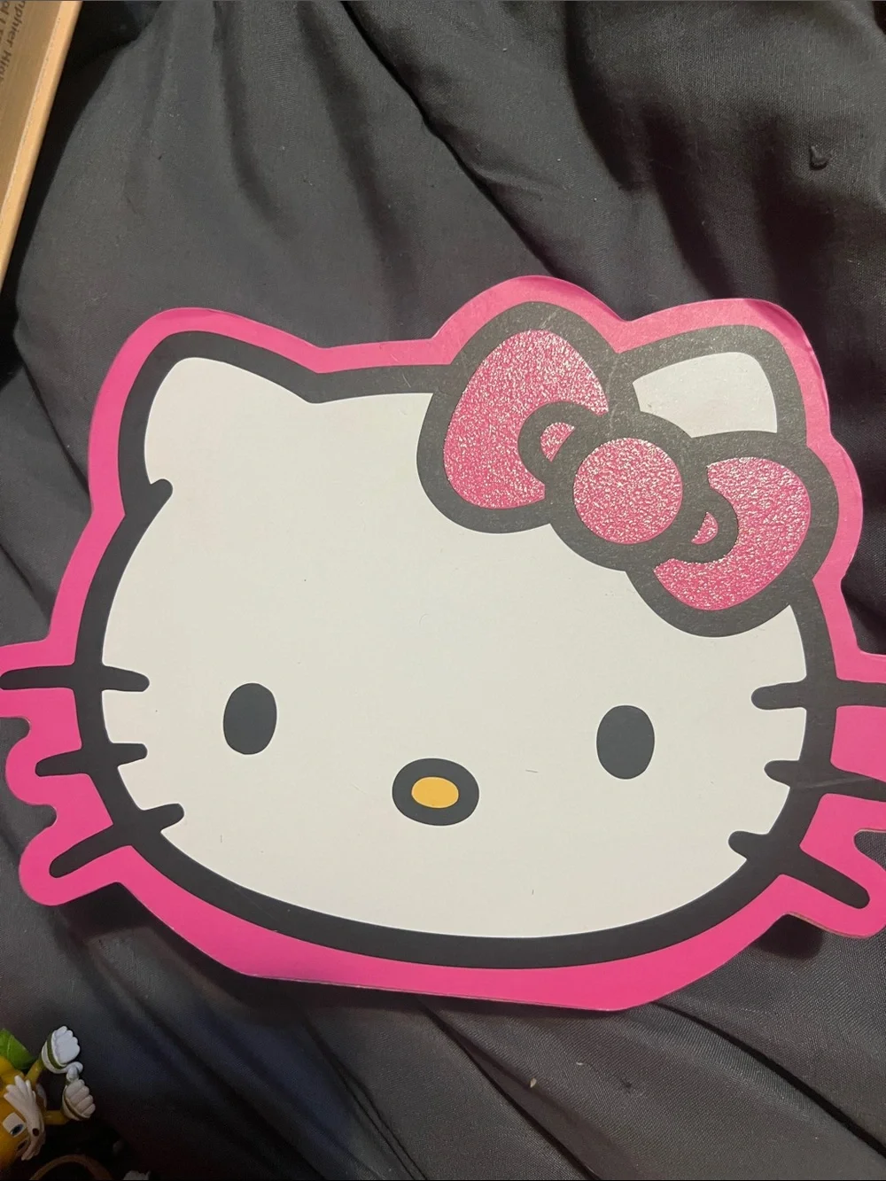 Sanrio Hello Kitty Glitter Pink & White Wall Decor